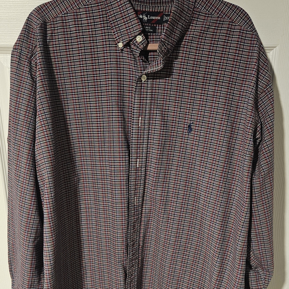 Ralph Lauren Men's Multicolor Checkered Shirt